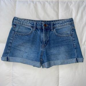 Denim shorts